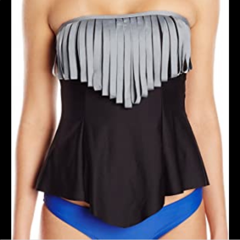 Eco swim top by aqua green